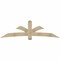 Ekena Millwork Davenport Rough Sawn Timber Gable Bracket, Douglas Fir, 96"W x 28"H x 4"D x 6"F, 7/12 Pitch GBW096X28X0406DAV00RDF - alternate 1